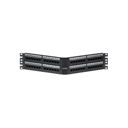 Leviton PATCH PANEL PNL 110 C6 ANG 48PT MAG 69587-L48